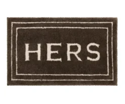 Mohawk "Hers" Knitted Bath Rug