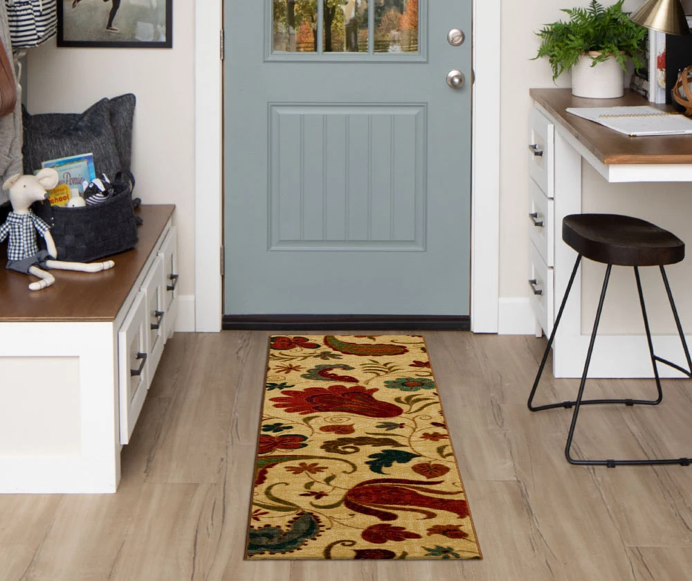 Strata Tropical Acres Runner, (1'8" X 5') 2 Strata Tropical Acres Runner, (1'8" X 5') - Image 2