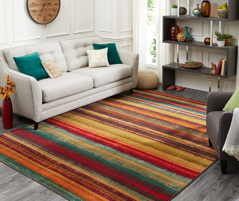 Boho Stripe Area Rug, (6' X 9') 2 Boho Stripe Area Rug, (6' X 9') - Image 2
