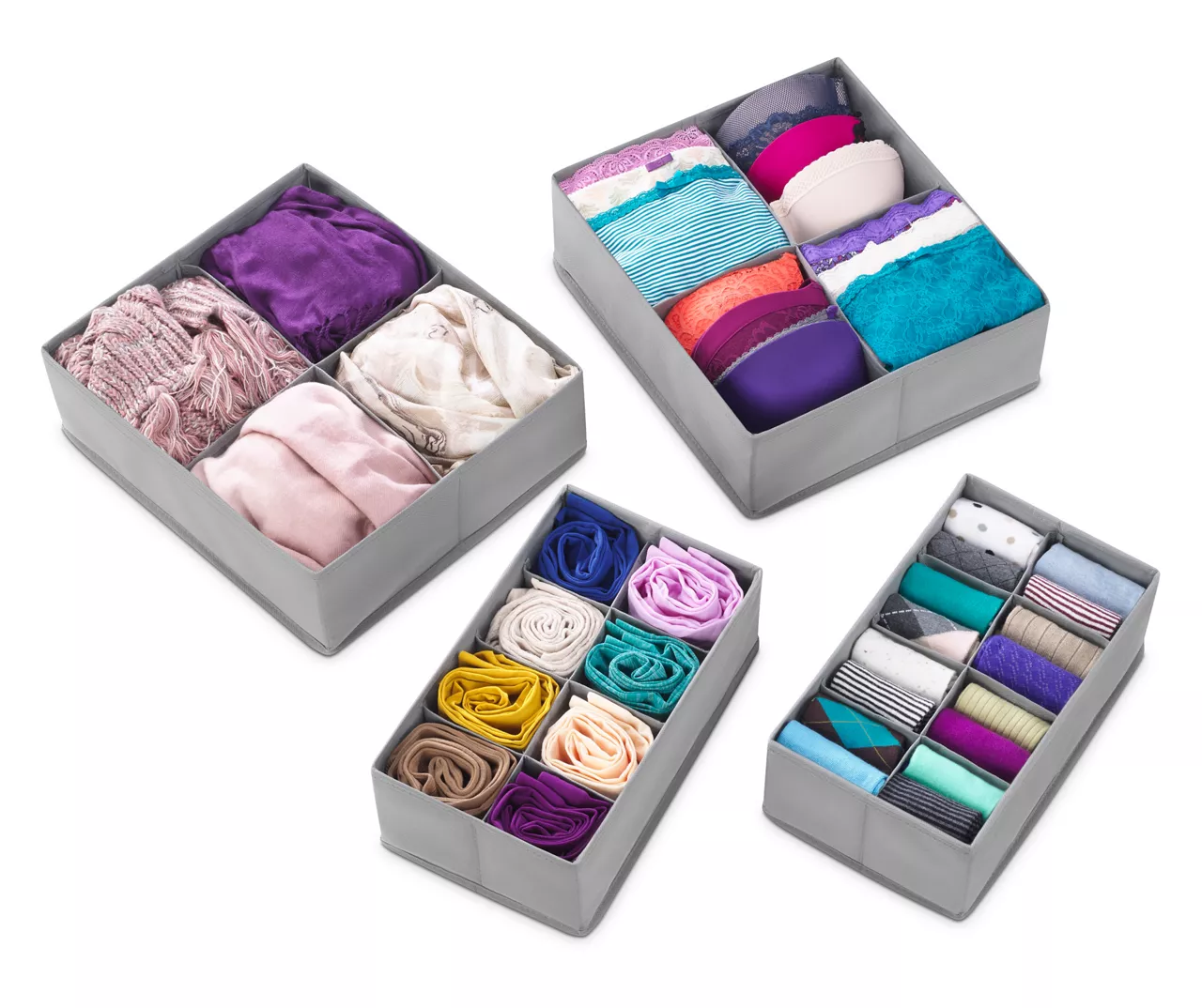 Drawer Organizers 4-Piece Set 1 Drawer Organizers 4-Piece Set
