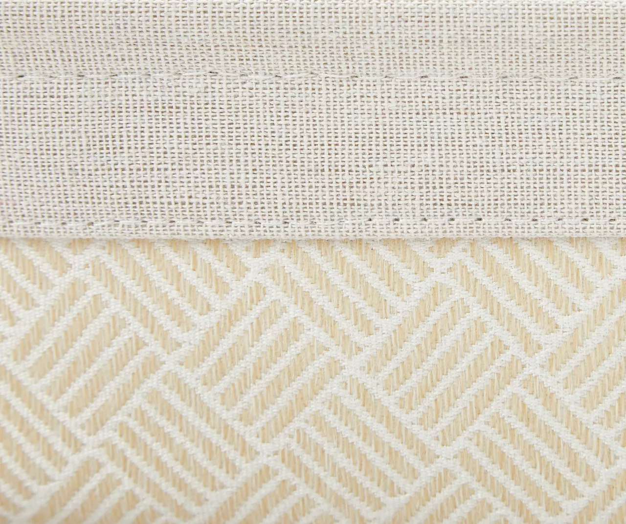 Beige Weave Canvas Storage Bins, 2-Pack 3 Beige Weave Canvas Storage Bins, 2-Pack - Image 3