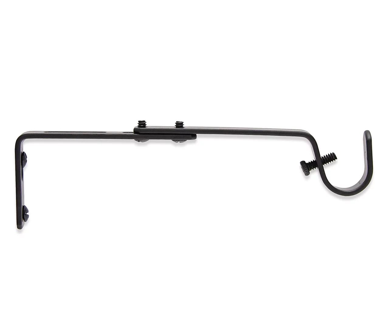 Legacy Black Adjustable Curtain Rod Brackets, 2-Pack 5 Legacy Black Adjustable Curtain Rod Brackets, 2-Pack - Image 5