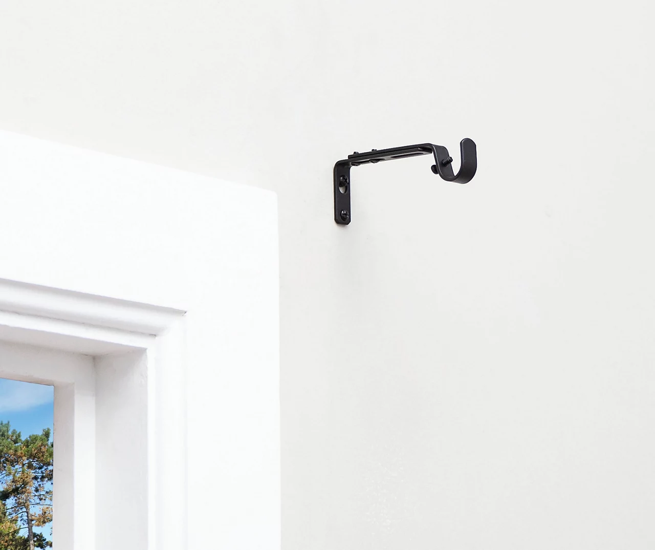 Legacy Black Adjustable Curtain Rod Brackets, 2-Pack 6 Legacy Black Adjustable Curtain Rod Brackets, 2-Pack - Image 6