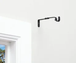 Legacy Black Adjustable Curtain Rod Brackets, 2-Pack 14 Legacy Black Adjustable Curtain Rod Brackets, 2-Pack -Cuisinart Store 810524279 7