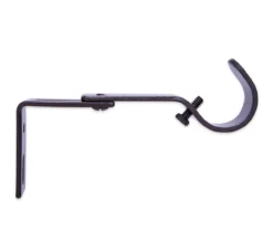 Legacy Brown-Black Adjustable Curtain Rod Brackets, 2-Pack -Cuisinart Store 810524291 4