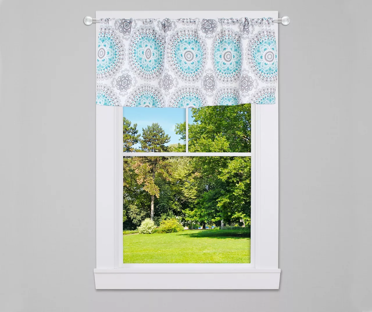 Aspen 0.5" Pewter Petite Café Curtain Rod, (28"-48") 3 Aspen 0.5" Pewter Petite Café Curtain Rod, (28"-48") - Image 3