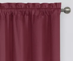 Eclipse Burgundy Canova Room Darkening Thermal Valance -Cuisinart Store 810525400 3