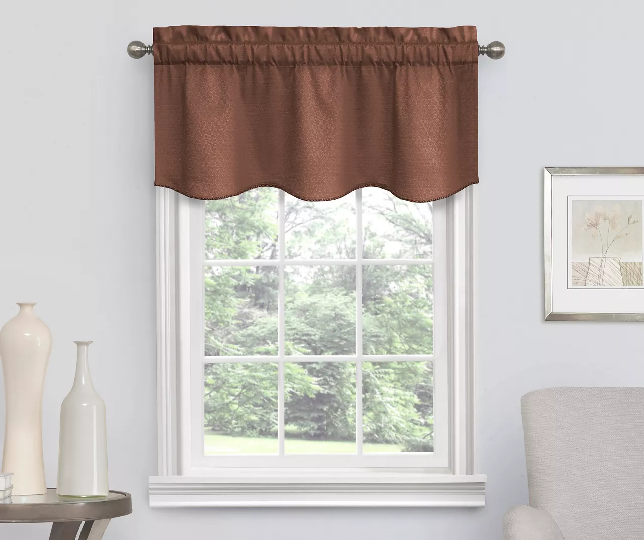 Eclipse Chocolate Canova Room Darkening Thermal Valance 2 Eclipse Chocolate Canova Room Darkening Thermal Valance - Image 2