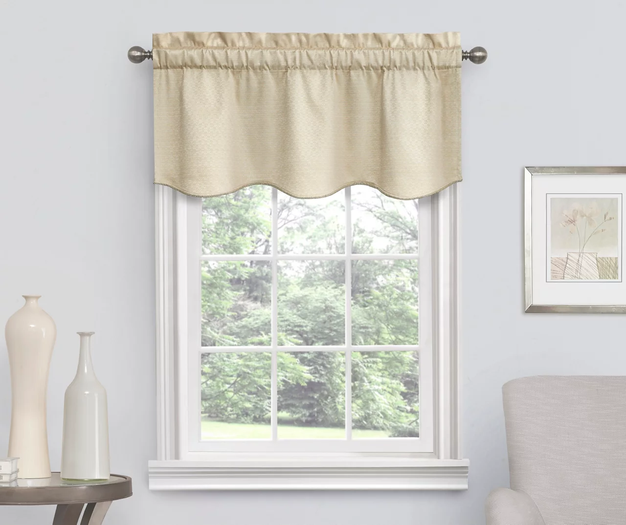 Eclipse Ivory Canova Room Darkening Thermal Valance 2 Eclipse Ivory Canova Room Darkening Thermal Valance - Image 2