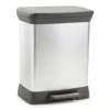 Curver Deco 30-Liter Step-On Wastebasket