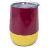 Magenta & Gold Stainless Steel Goblet, 12 Oz.