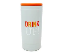 "Drink Up" Stainless Steel 12 Oz. Can Cozy
