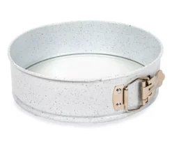 White Speckled Springform Pan, (9")