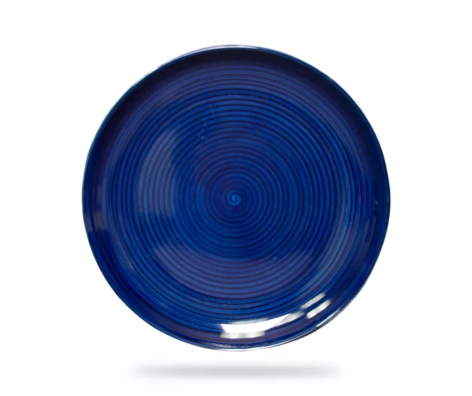 Evolution Hand Painted Navy 20-Piece Dinnerware Set 3 Evolution Hand Painted Navy 20-Piece Dinnerware Set - Image 3