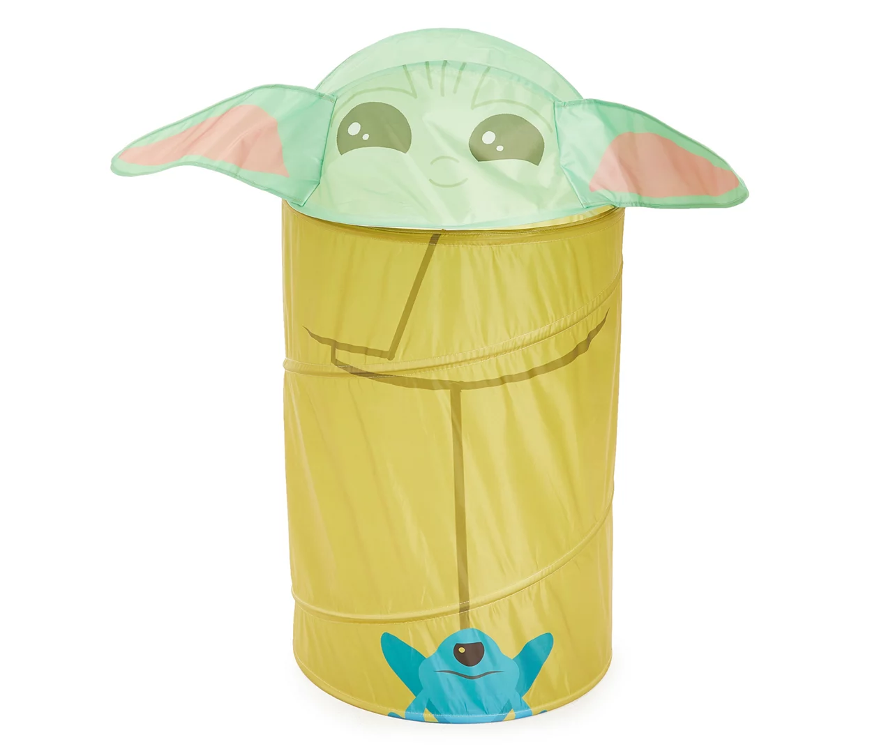 STAR WARS Green, Tan & Blue The Mandalorian Grogu Pop-Up Clothes Hamper 1 STAR WARS Green, Tan & Blue The Mandalorian Grogu Pop-Up Clothes Hamper