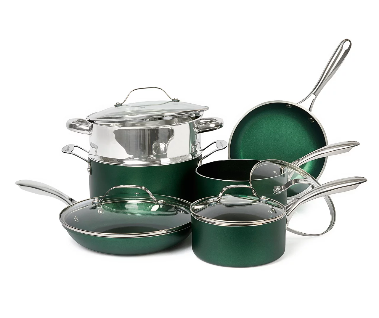 Granitestone Emerald 10-Piece Non-Stick Cookware Set 1 Granitestone Emerald 10-Piece Non-Stick Cookware Set