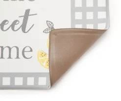 "Home Sweet Home" Light Gray Lemon Grid PVC Comfort Mat -Cuisinart Store 810532478 2