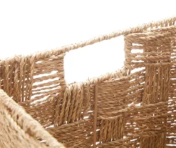 Natural Brown Seagrass Woven Storage Bin, (14.5") -Cuisinart Store 810533793 21