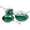 Emerald Non-Stick Aluminum 5-Piece Cookware Set
