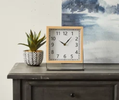 Brown & Black Square Tabletop Clock 6 Brown & Black Square Tabletop Clock -Cuisinart Store 810534569 2