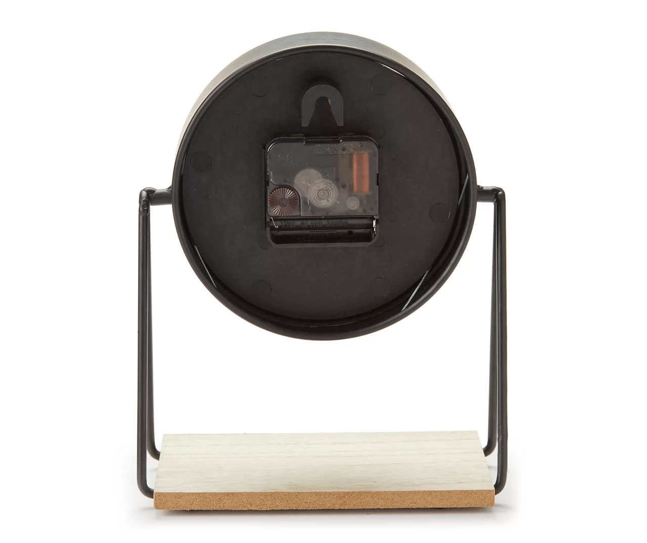 Black Round Elevated Tabletop Clock 4 Black Round Elevated Tabletop Clock - Image 4