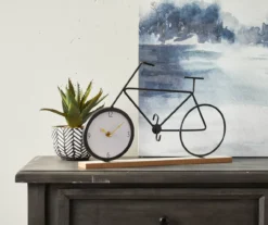 Black Bicycle Tabletop Clock 5 Black Bicycle Tabletop Clock -Cuisinart Store 810534611 2
