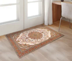 My Magic Carpet Zahara Amber Washable Area Rug -Cuisinart Store 810537681 2