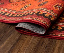 My Magic Carpet Phoenix Kilim Garnet Washable Area Rug -Cuisinart Store 810537705 4