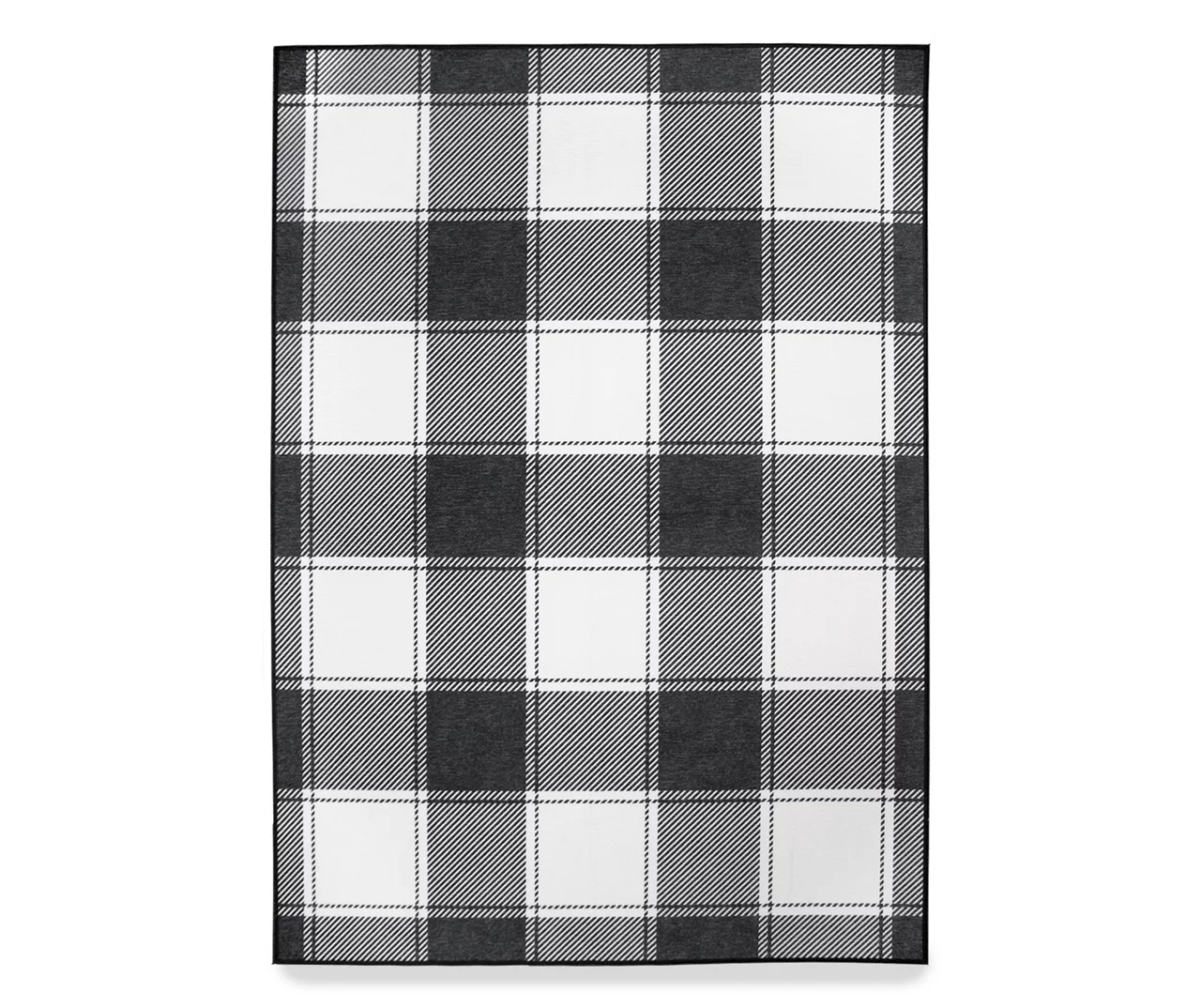 My Magic Carpet Buffalo Plaid Washable Area Rug 3 My Magic Carpet Buffalo Plaid Washable Area Rug - Image 3