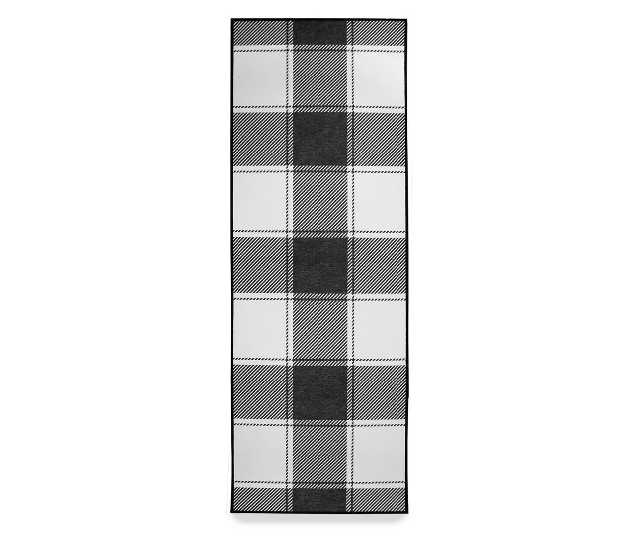 My Magic Carpet Buffalo Plaid Washable Area Rug 2 My Magic Carpet Buffalo Plaid Washable Area Rug - Image 2