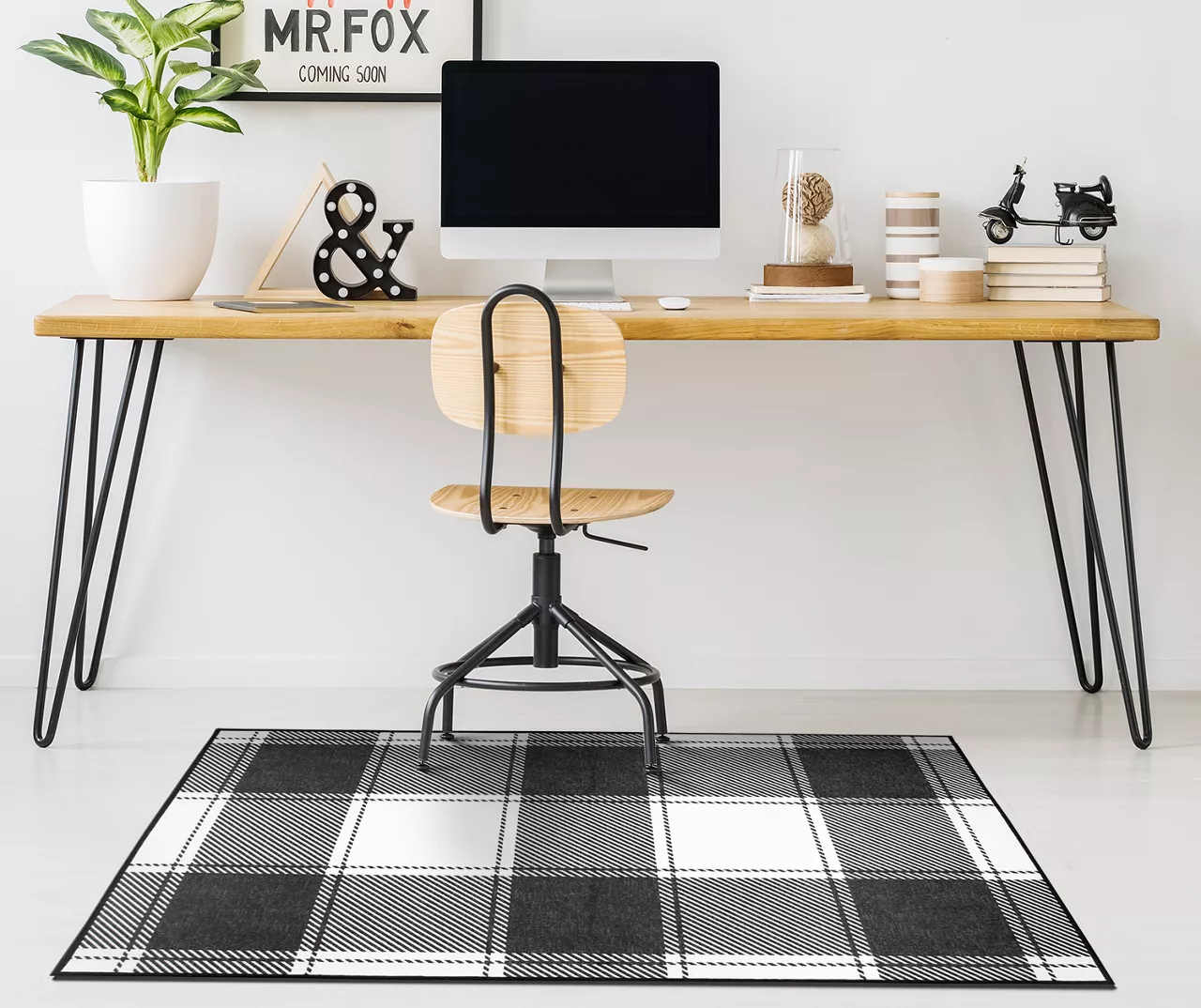 My Magic Carpet Buffalo Plaid Washable Area Rug 10 My Magic Carpet Buffalo Plaid Washable Area Rug - Image 10