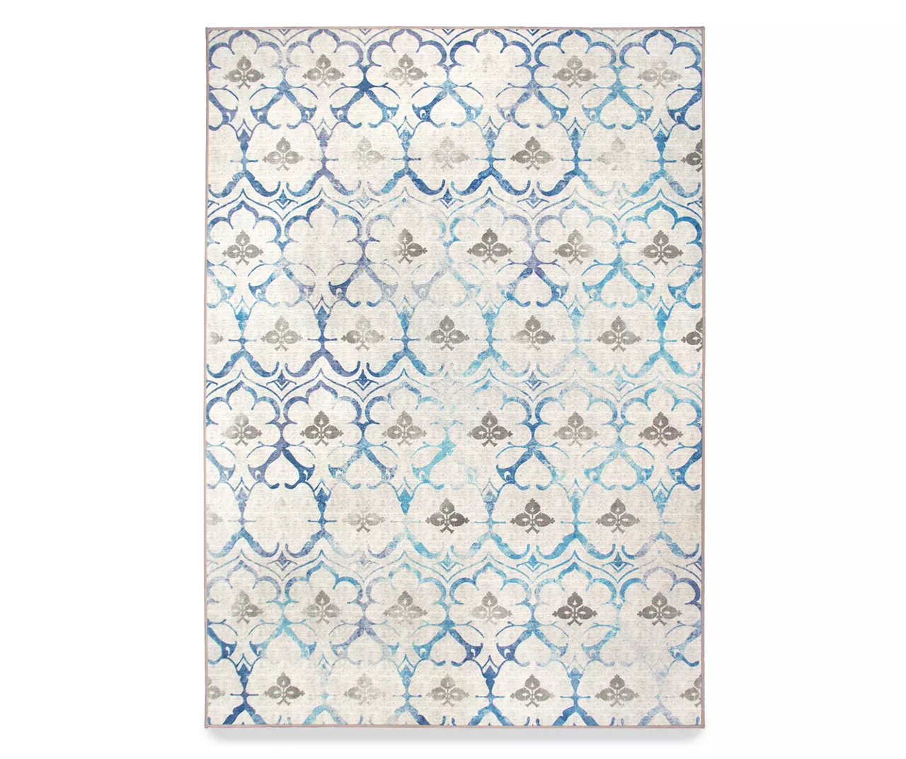 My Magic Carpet Leilani Damask Washable Area Rug 2 My Magic Carpet Leilani Damask Washable Area Rug - Image 2