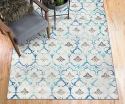 My Magic Carpet Leilani Damask Washable Area Rug 38 My Magic Carpet Leilani Damask Washable Area Rug -Cuisinart Store 810537739 2