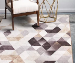 My Magic Carpet Lattice Geometric Neutral Washable Area Rug 36 My Magic Carpet Lattice Geometric Neutral Washable Area Rug -Cuisinart Store 810537742 2