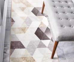 My Magic Carpet Lattice Geometric Neutral Washable Area Rug 30 My Magic Carpet Lattice Geometric Neutral Washable Area Rug -Cuisinart Store 810537743 2