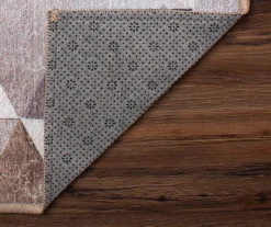 My Magic Carpet Lattice Geometric Neutral Washable Area Rug 31 My Magic Carpet Lattice Geometric Neutral Washable Area Rug -Cuisinart Store 810537743 3