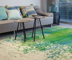 My Magic Carpet Hazel Chevron Teal Washable Area Rug -Cuisinart Store 810537754 3