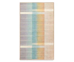My Magic Carpet Flux Stripe Washable Area Rug