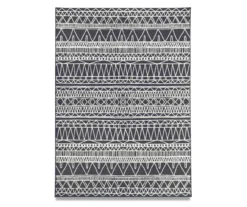My Magic Carpet Chelsea Aztec Dark Gray Washable Area Rug -Cuisinart Store 810537766