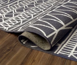 My Magic Carpet Chelsea Aztec Dark Gray Washable Area Rug -Cuisinart Store 810537767 4