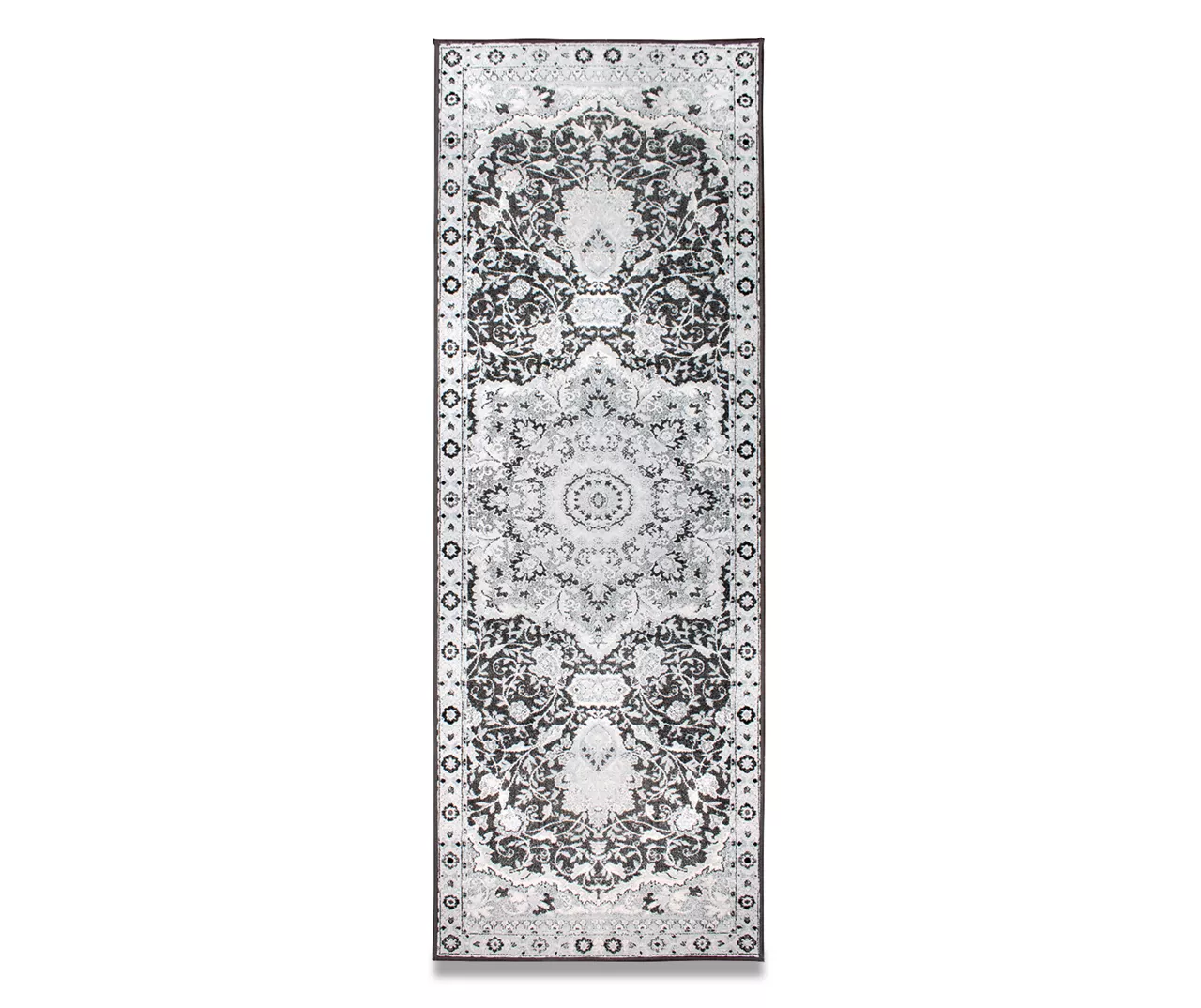 My Magic Carpet Parviz Gray Washable Area Rug 2 My Magic Carpet Parviz Gray Washable Area Rug - Image 2