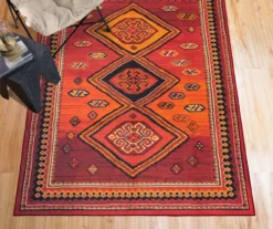 My Magic Carpet Phoenix Kilim Garnet Washable Area Rug -Cuisinart Store 810537782 2