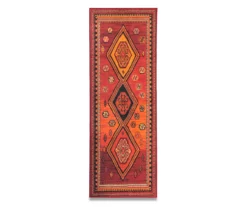 My Magic Carpet Phoenix Kilim Garnet Washable Area Rug -Cuisinart Store 810537783 1
