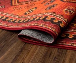 My Magic Carpet Phoenix Kilim Garnet Washable Area Rug -Cuisinart Store 810537783 4