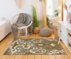 My Magic Carpet Ikat Washable Area Rug -Cuisinart Store 810537786 2
