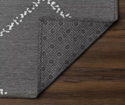 My Magic Carpet Medina Moroccan Diamond Gray Washable Area Rug, (3' X 5') -Cuisinart Store 810537792 3