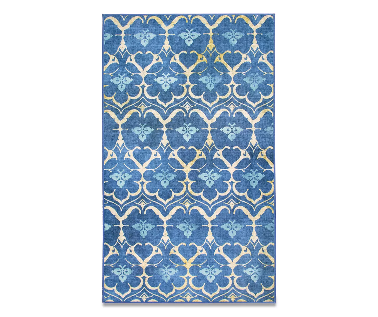My Magic Carpet Leilani Damask Washable Area Rug 4 My Magic Carpet Leilani Damask Washable Area Rug - Image 4