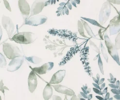 Hattie Spa Blue Floral Crushed Voile Sheer Curtain Panel, (84") 5 Hattie Spa Blue Floral Crushed Voile Sheer Curtain Panel, (84") -Cuisinart Store 810538063 2