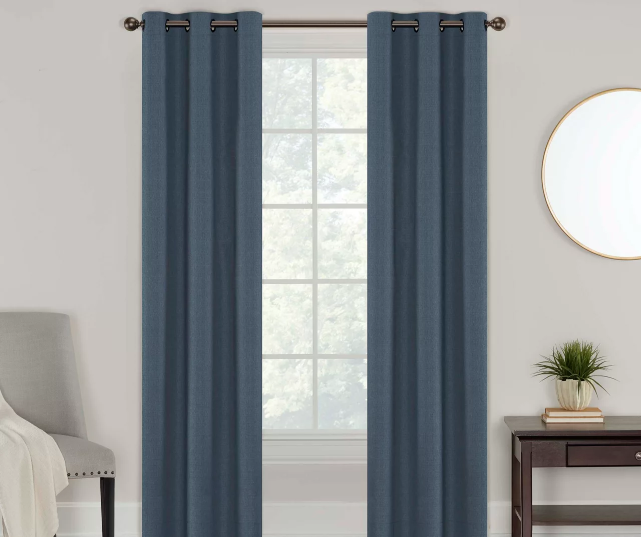Eclipse Powell Blackout Grommet Curtain Panel Pair 6 Eclipse Powell Blackout Grommet Curtain Panel Pair - Image 6