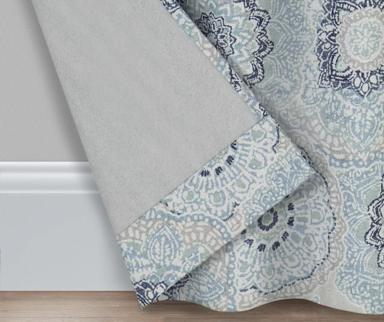 Eclipse Evon Medallion Grommet Blackout Curtain Panel Pair 6 Eclipse Evon Medallion Grommet Blackout Curtain Panel Pair - Image 6